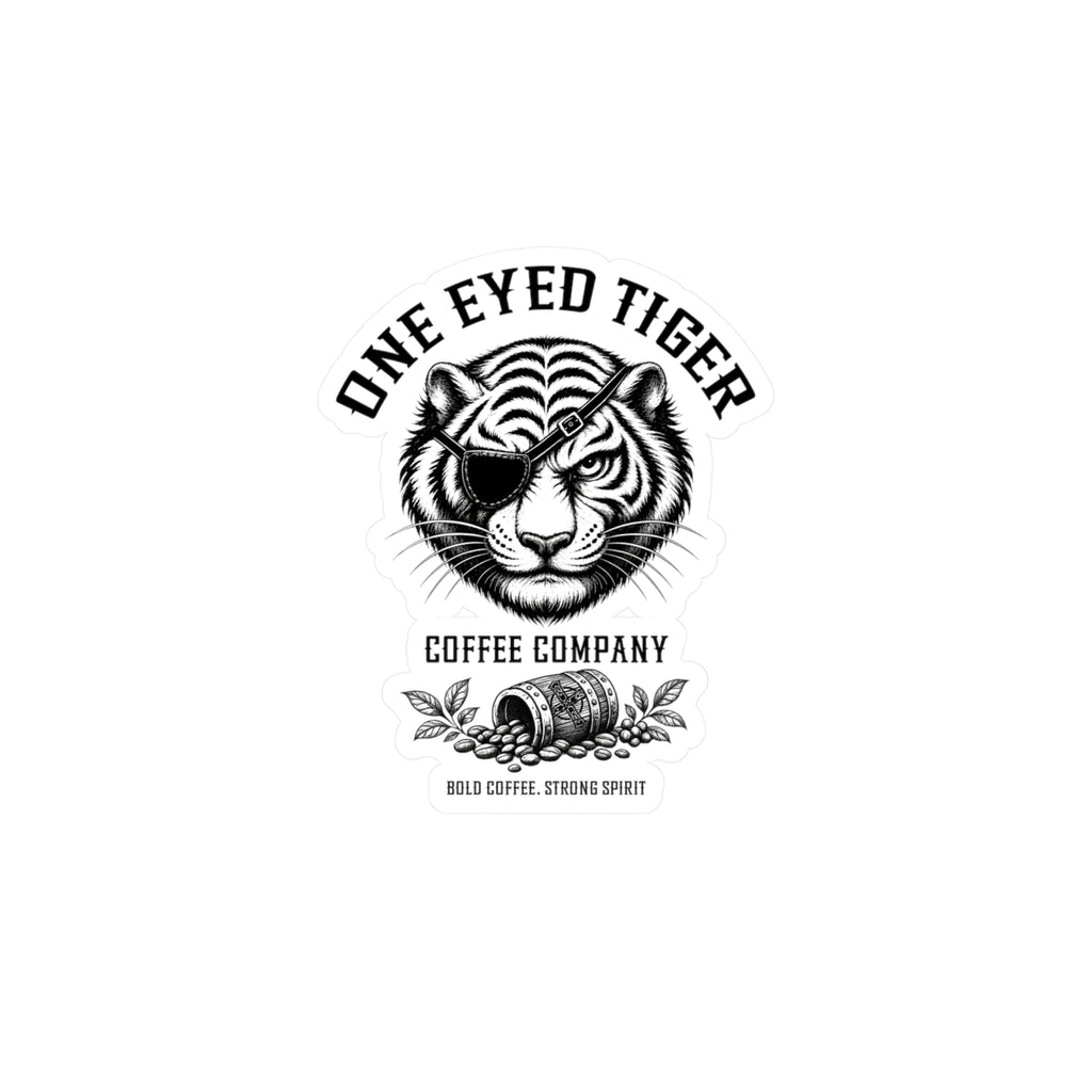One Eyed Tiger CC Vinyl Sticker