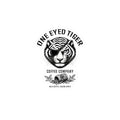 One Eyed Tiger CC Vinyl Sticker