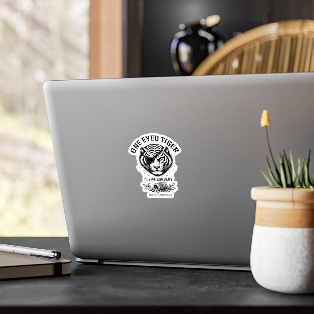 One Eyed Tiger CC Vinyl Sticker